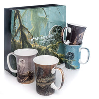 Bateman Owls, Set of 4 Mugs