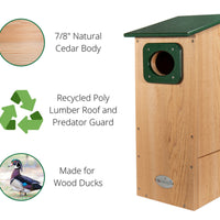 Cedar Wood Duck House