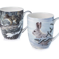 Bateman Woodland Animals, Mug Pair