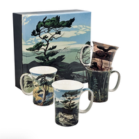 Group of Seven, Set of 4 Mugs