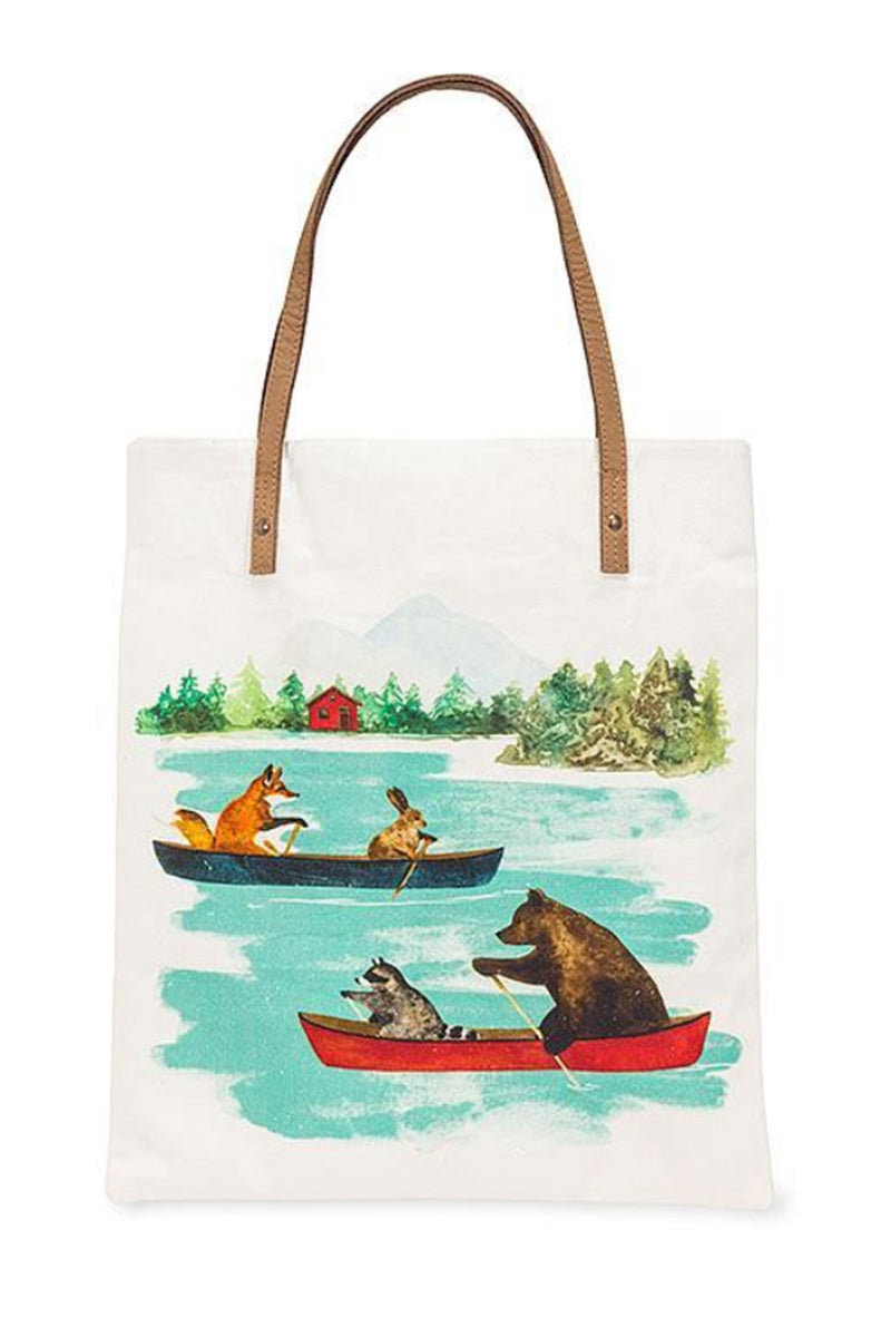 Animals in a Canoe Book & Tote Bag