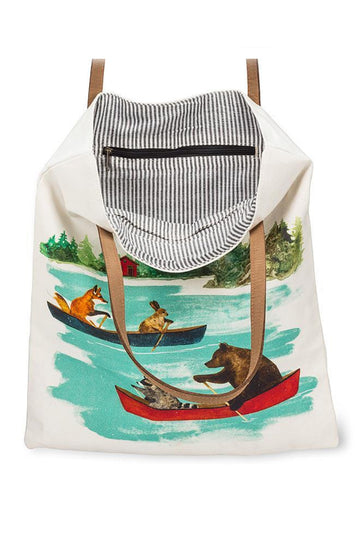 Animals in a Canoe Book & Tote Bag