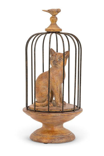 Cat in Birdcage