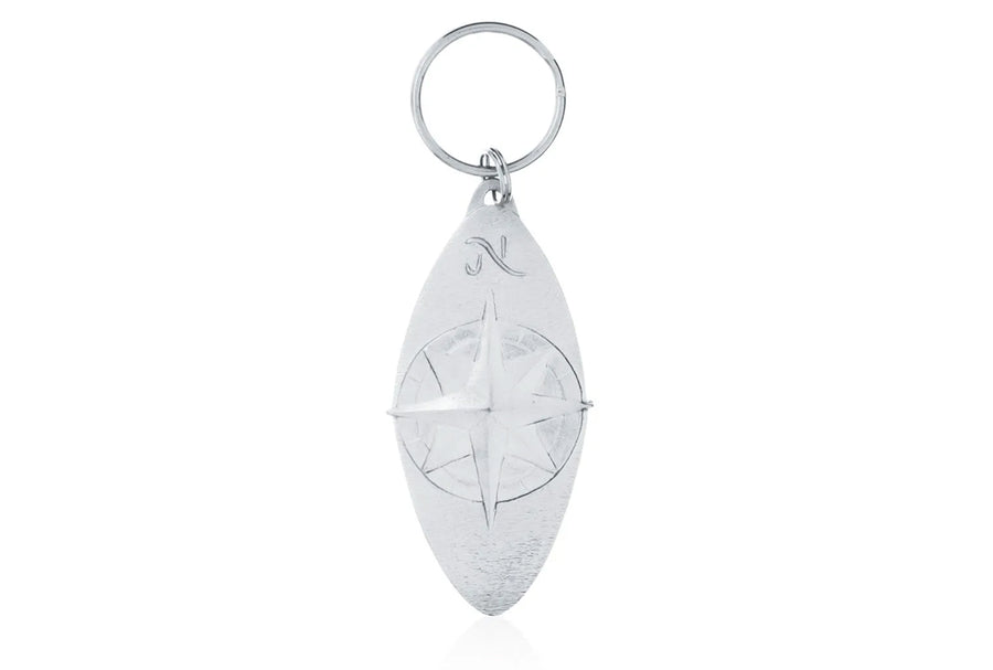 Compass Rose Key Ring