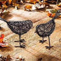 Curly Woven Standing Bird