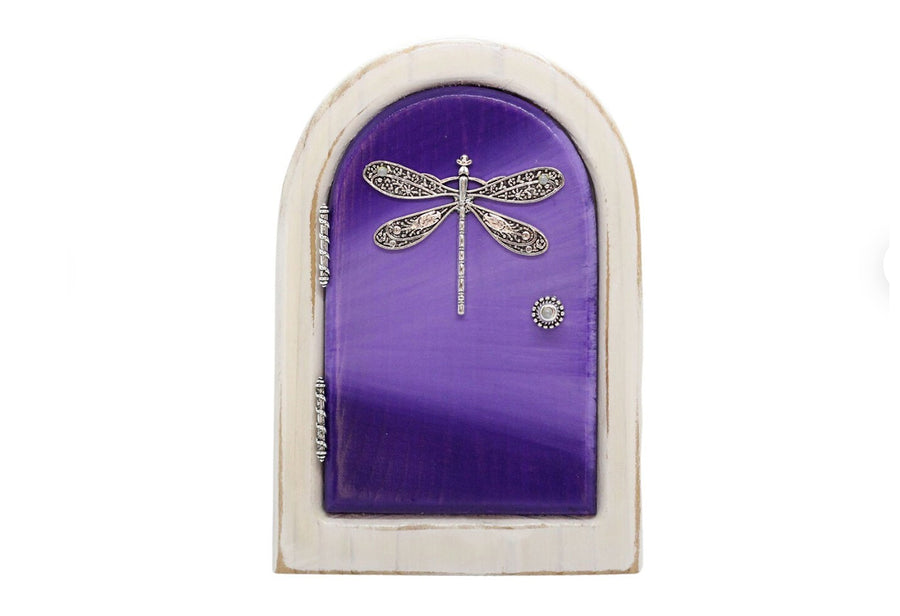 Wee Purple Dragonfly Door