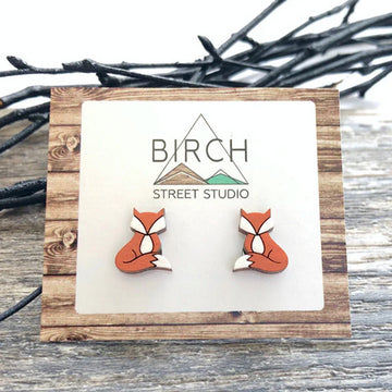 Fox Stud Earrings