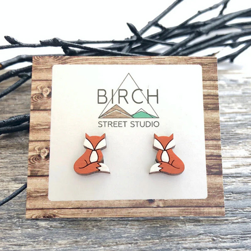 Fox Stud Earrings