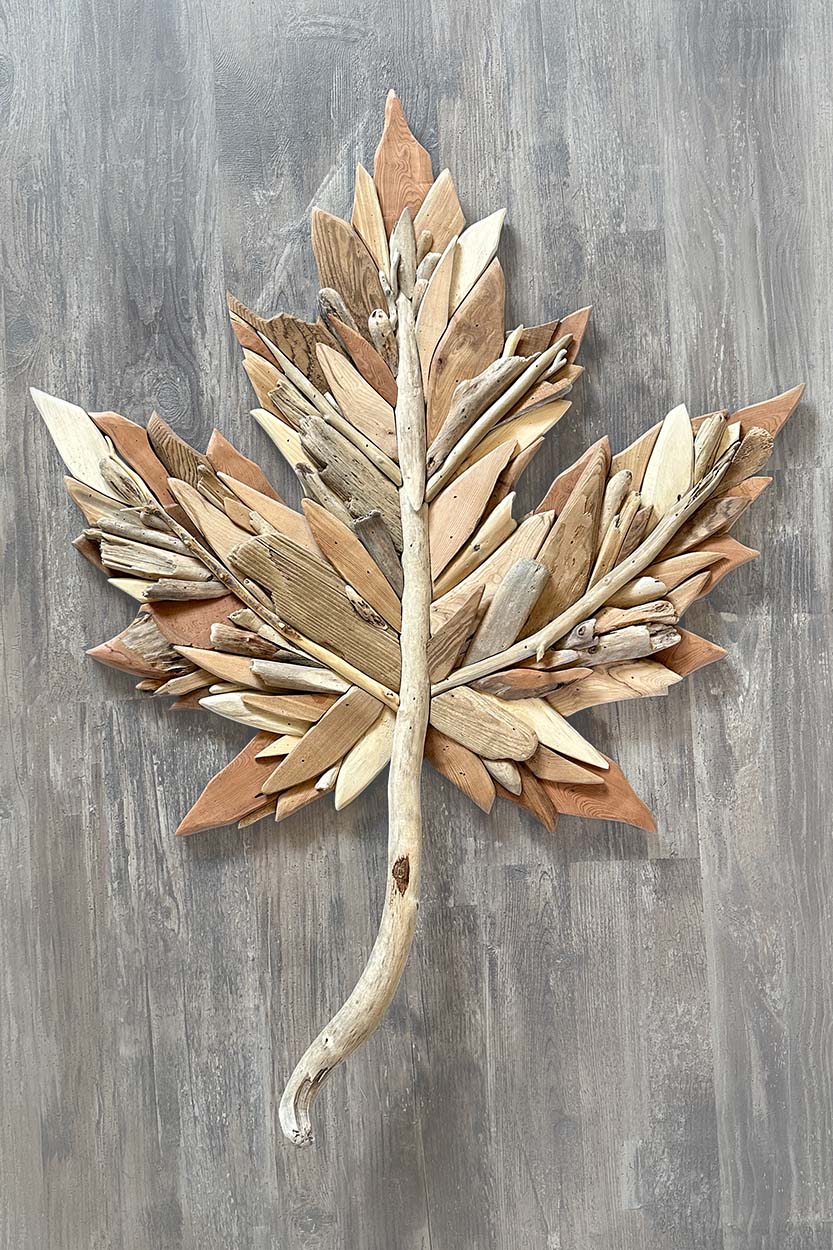 Driftwood Maple Leaf