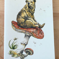 Little Bear on Mushroom Softback Notebook