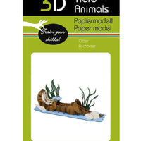 3D Otter Paper Model