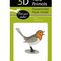 3D Robin Paper Model