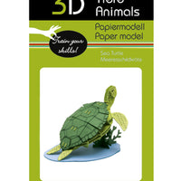 3D Turtle Paper Model