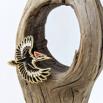 Pileated Woodpecker Pin