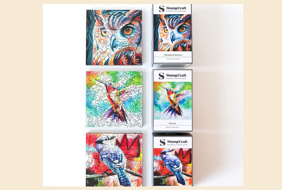 Canadian Wildlife - Flight of Mini Puzzles