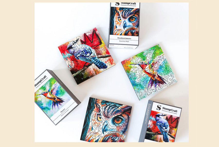 Canadian Wildlife - Flight of Mini Puzzles