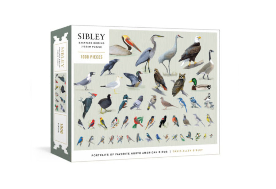 Sibley Backyard Birding Jigsaw Puzzle