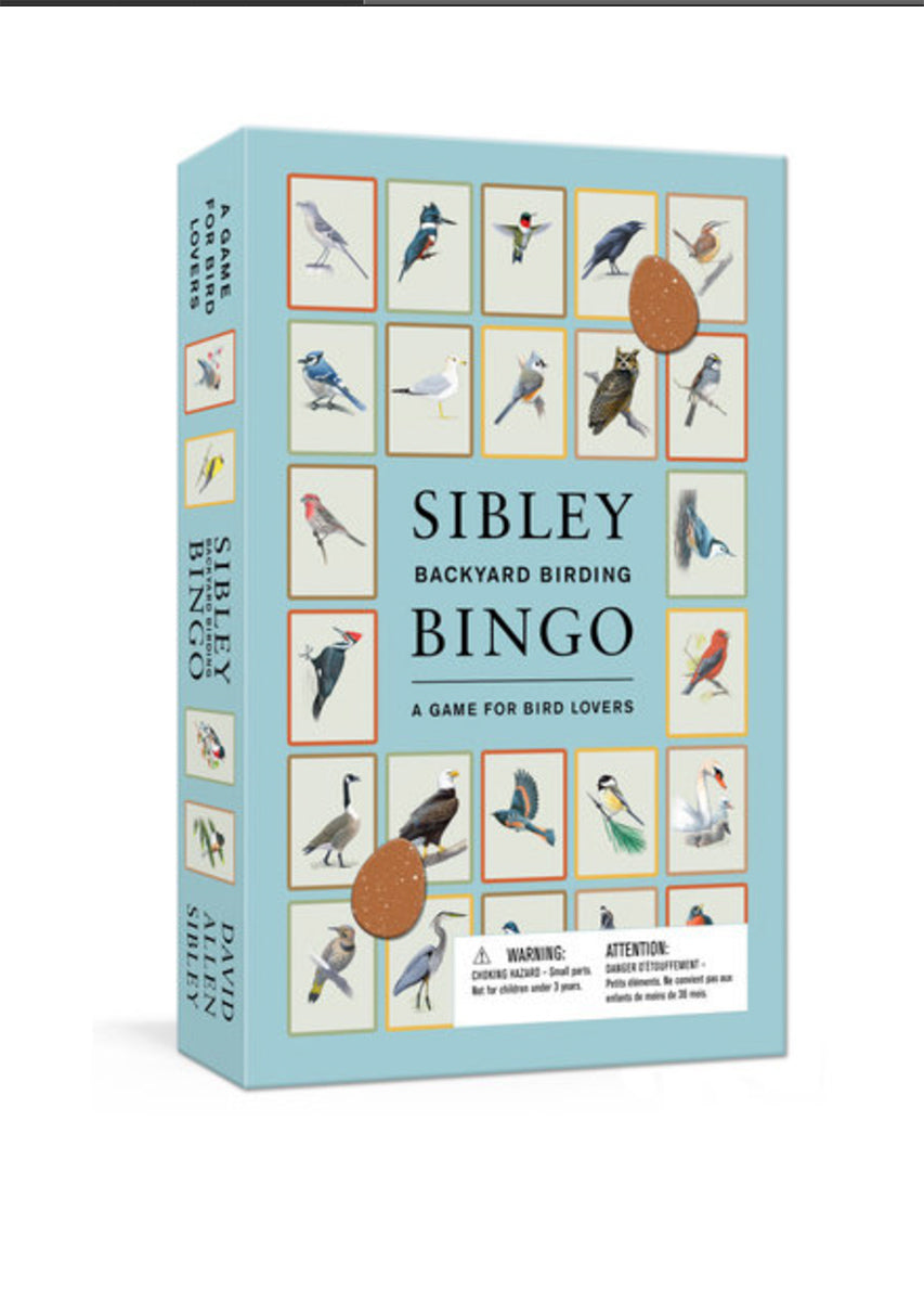 Sibley's Backyard Birding Bingo